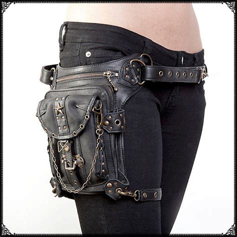 steampunk leg pouch